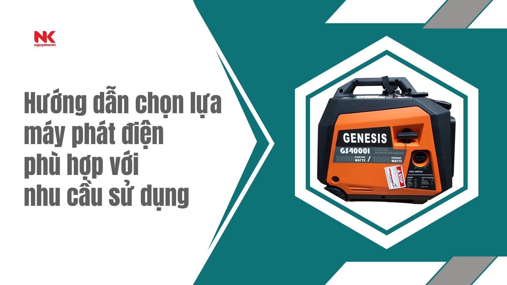 Hướng dẫn chọn lựa máy phát điện phù hợp với nhu cầu sử dụng